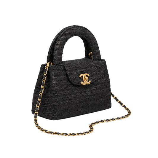 Chanel Nano Kelly Flap Bag Black – product view