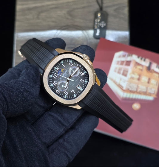 Patek Philippe Watch Aquanaut Luce Annual Calendar Black Bag – product view