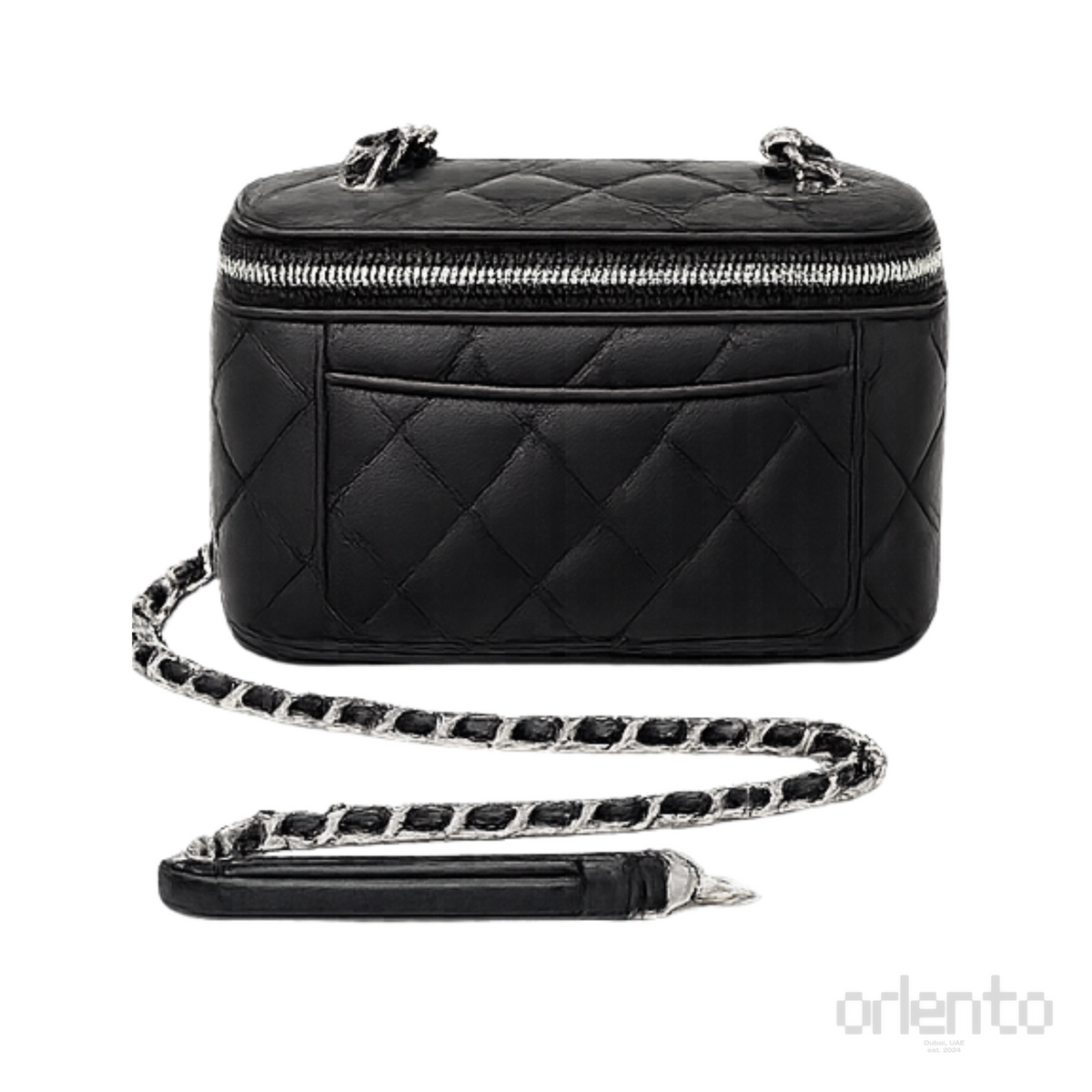 Chanel Pearl Crush Vanity Case Black Bag – product view