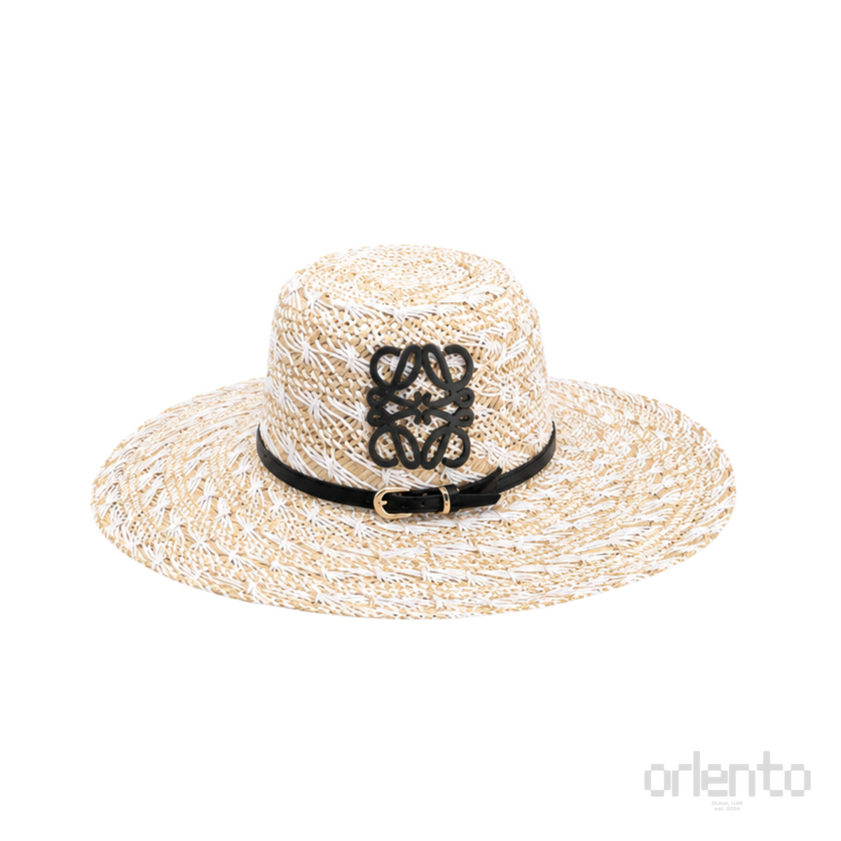 Loewe Anagram Raffia Sun Hat Beige – product view