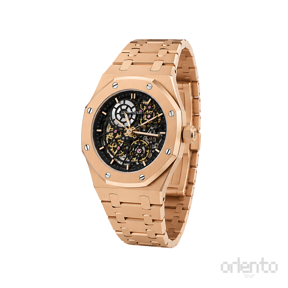 Audemars Piguet Royal Oak Double Balance Wheel Skeleton Rose Gold Watch - image 2