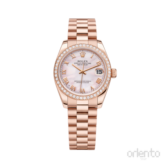 Rolex Watch | Rolex Datejust 31  Everose Gold-President Bracelet