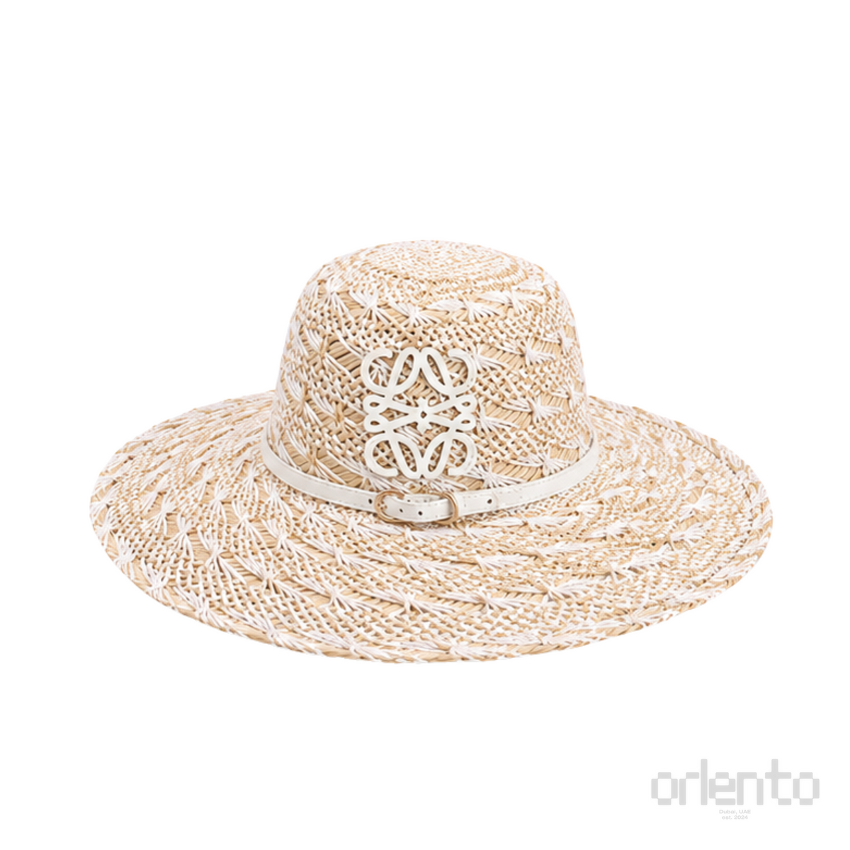 Loewe Paula's Ibiza Anagram Raffia Sun Hat Beige – product view