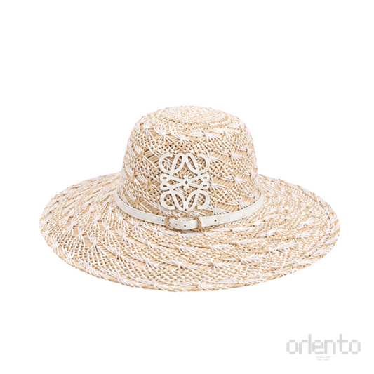Loewe Paula's Ibiza Anagram Raffia Sun Hat Beige – product view