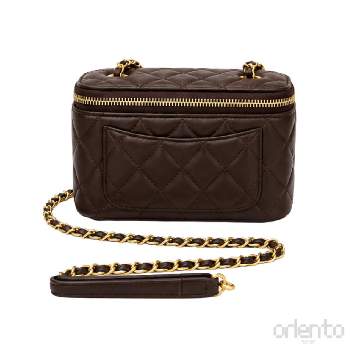 Chanel Pearl Crush Vanity Case Burgundy Bag – product view