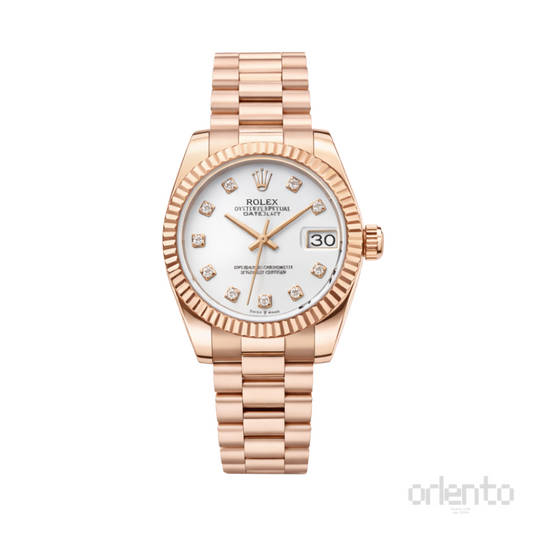 Rolex | Datejust 28 Diamond White Dial
