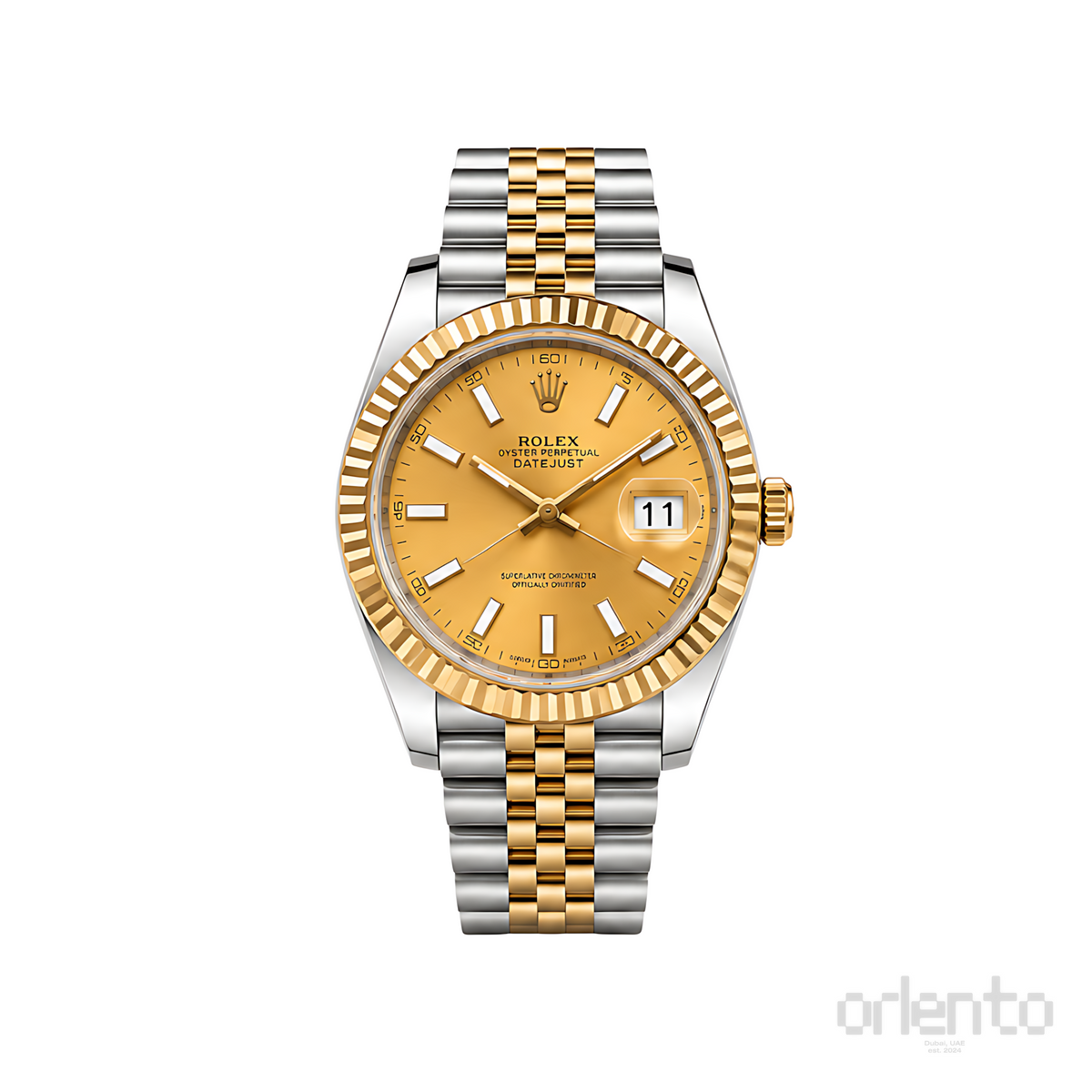 Rolex Datejust Slate Grey Waffle Dial Silver Watch - image 1