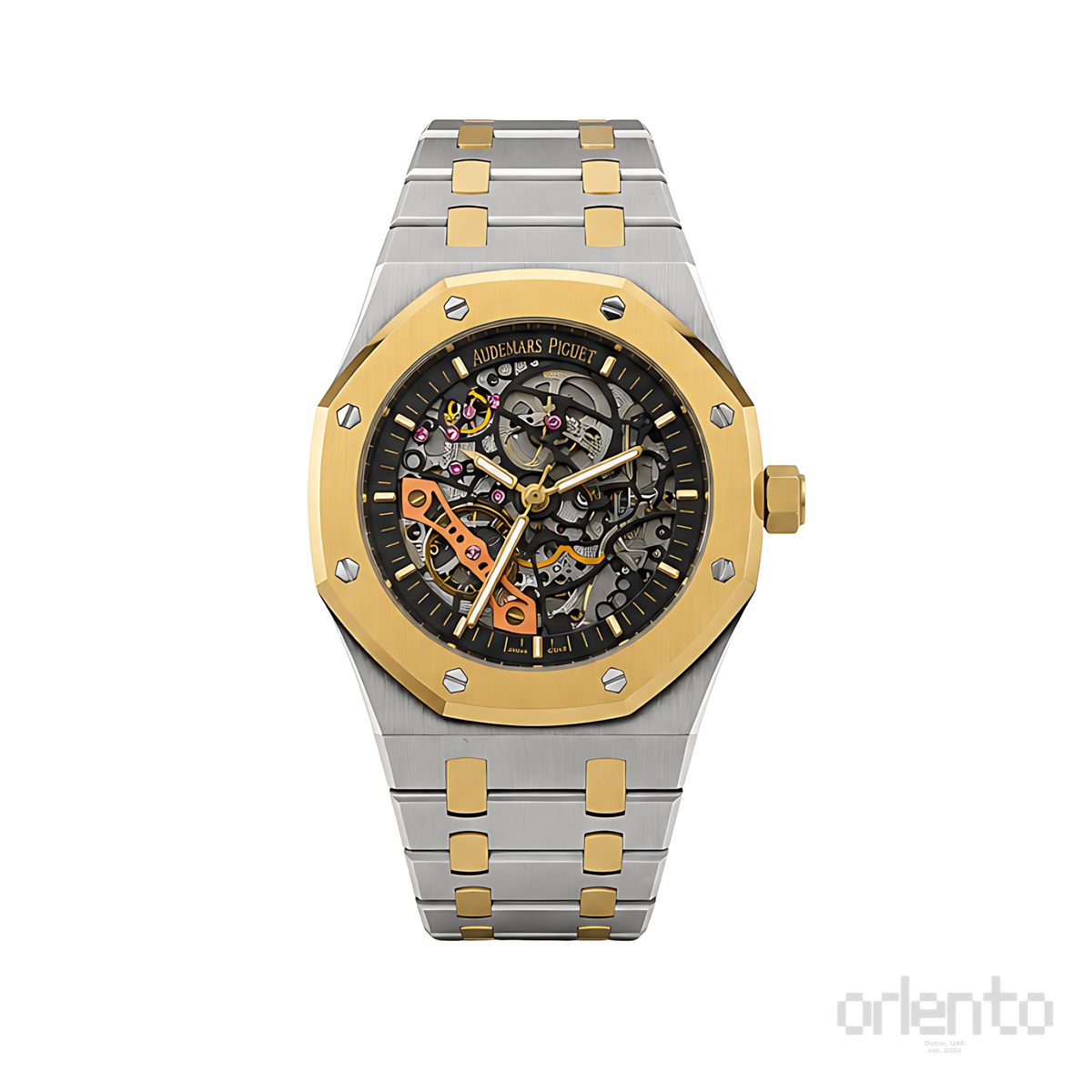 Audemars Piguet Royal Oak Skeleton Two Tone Black Watch - image 1