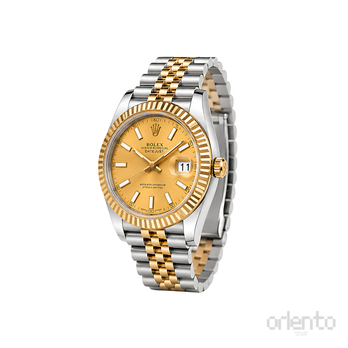 Rolex Datejust Slate Grey Waffle Dial Silver Watch - image 2