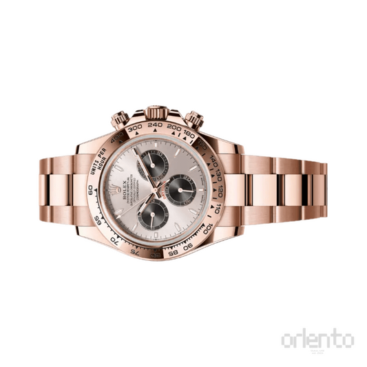 Rolex Watch | Rose Gold Sundust Dial