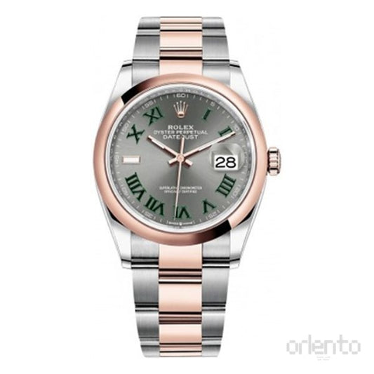 Rolex | Datejust Smooth Wimbledon Dial - Free & Fast UAE Shipping