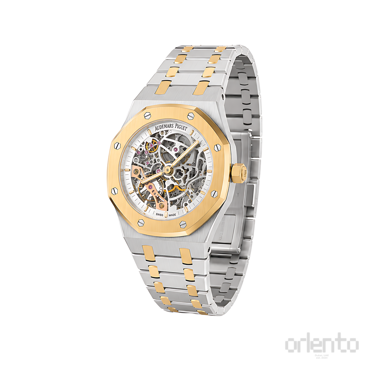 Audemars Piguet Royal Oak Skeleton Two Tone White Watch - image 2