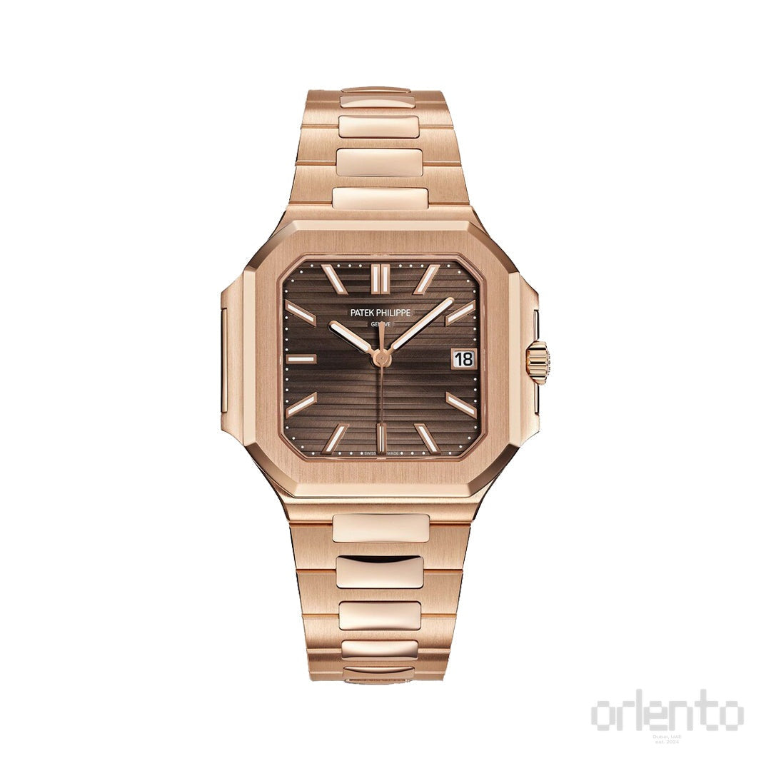 Patek Philippe | Cubitus Rose Gold Brown Dial - Free & Fast UAE Shipping