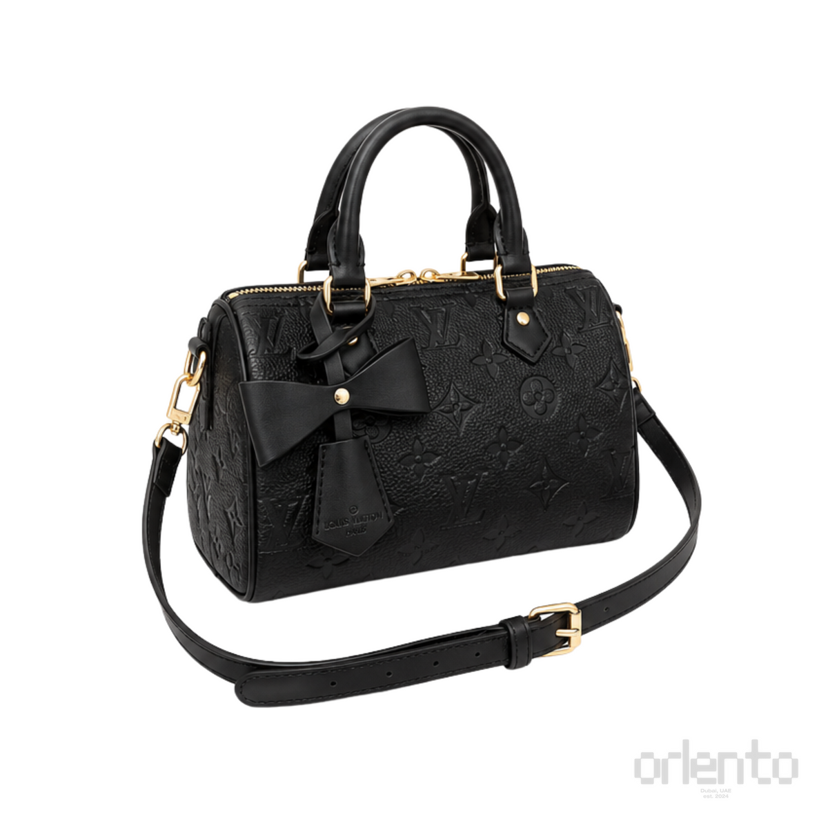 Louis Vuitton Nano Speedy Black Bag – product view