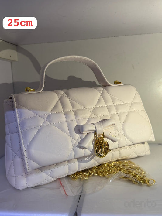 Dior Bag Top Handle Mini Bag White – product view