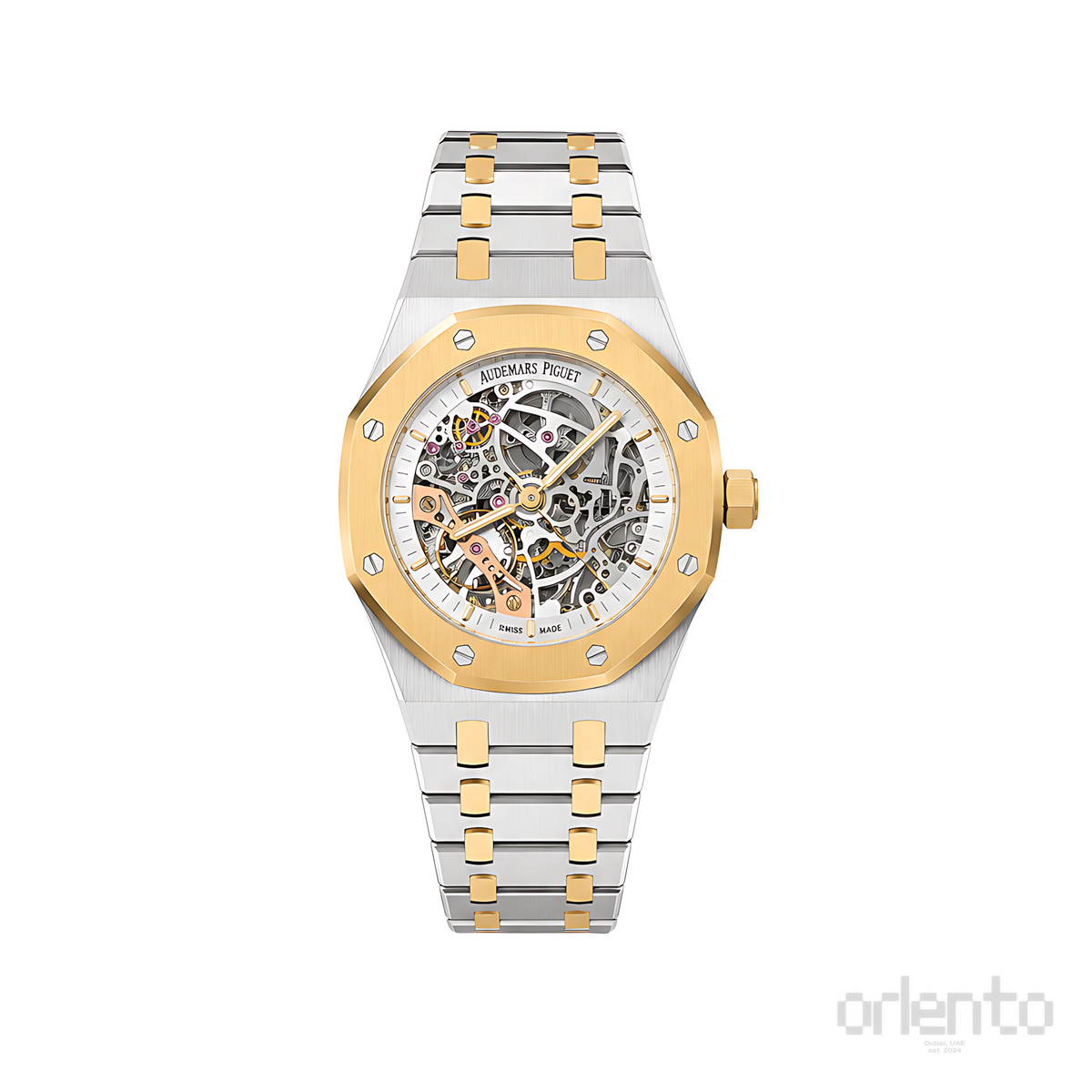 Audemars Piguet Royal Oak Skeleton Two Tone White Watch - image 1