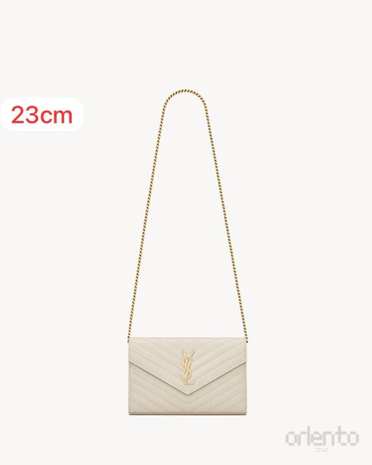 Saint Laurent Bag Cassandre Envelope Chain Wallet – product view