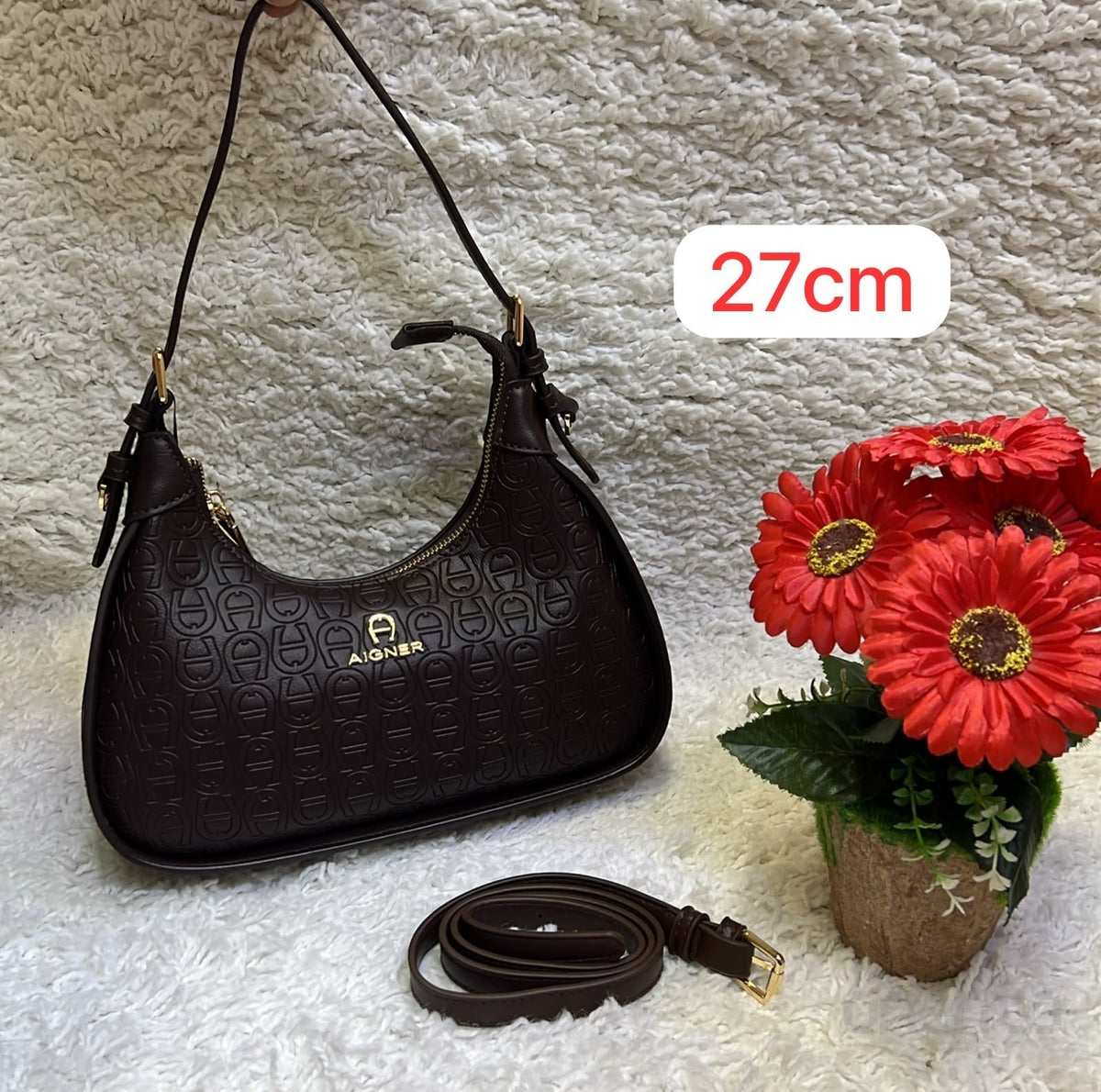 Aigner Bag Diadora Logo Hobo Shoulder – product view
