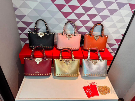Valentino Bag Garavani Rockstud Mini Grainy Calfskin – product view