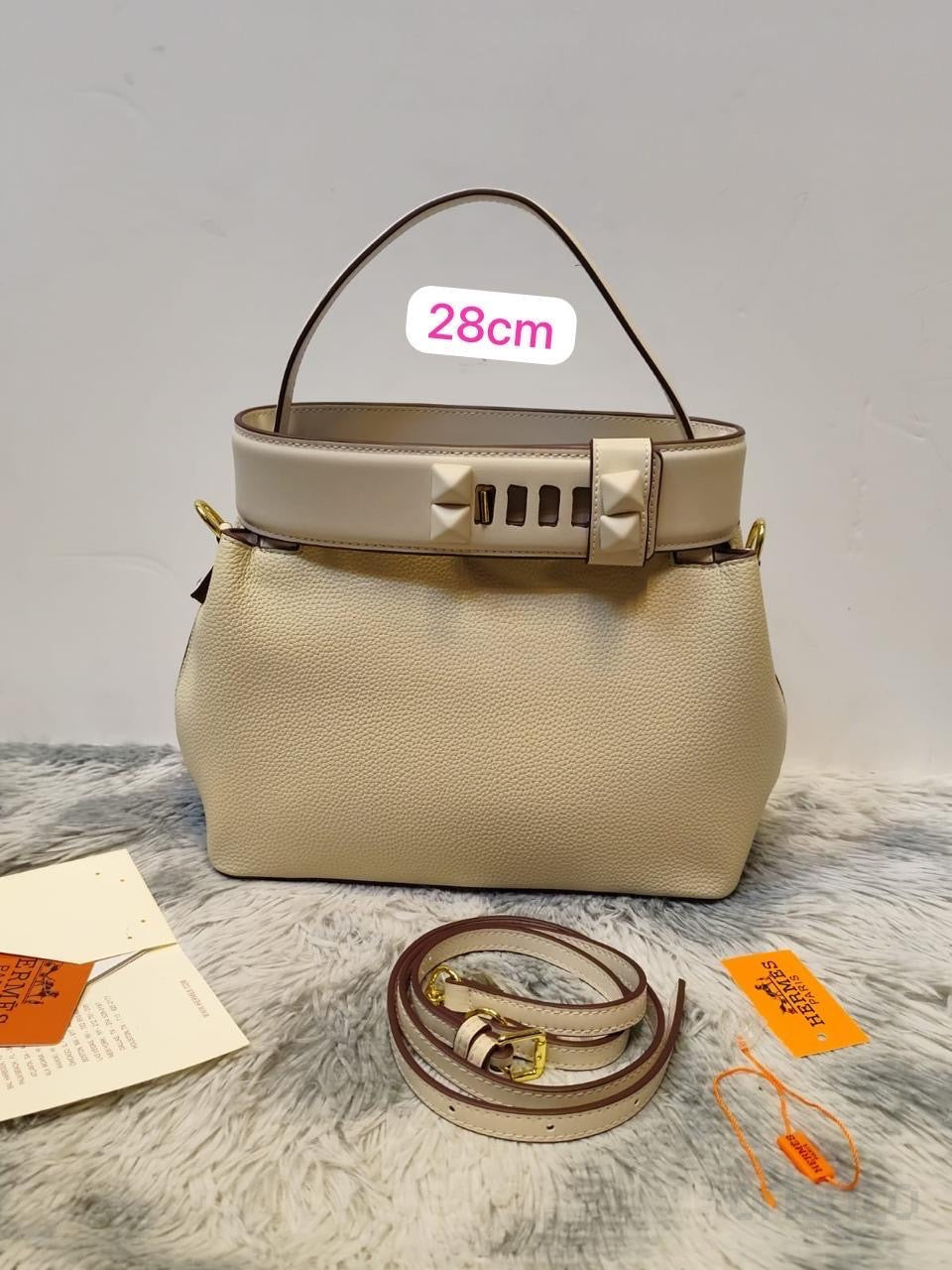 Hermès Bag Medor Clous White – product view