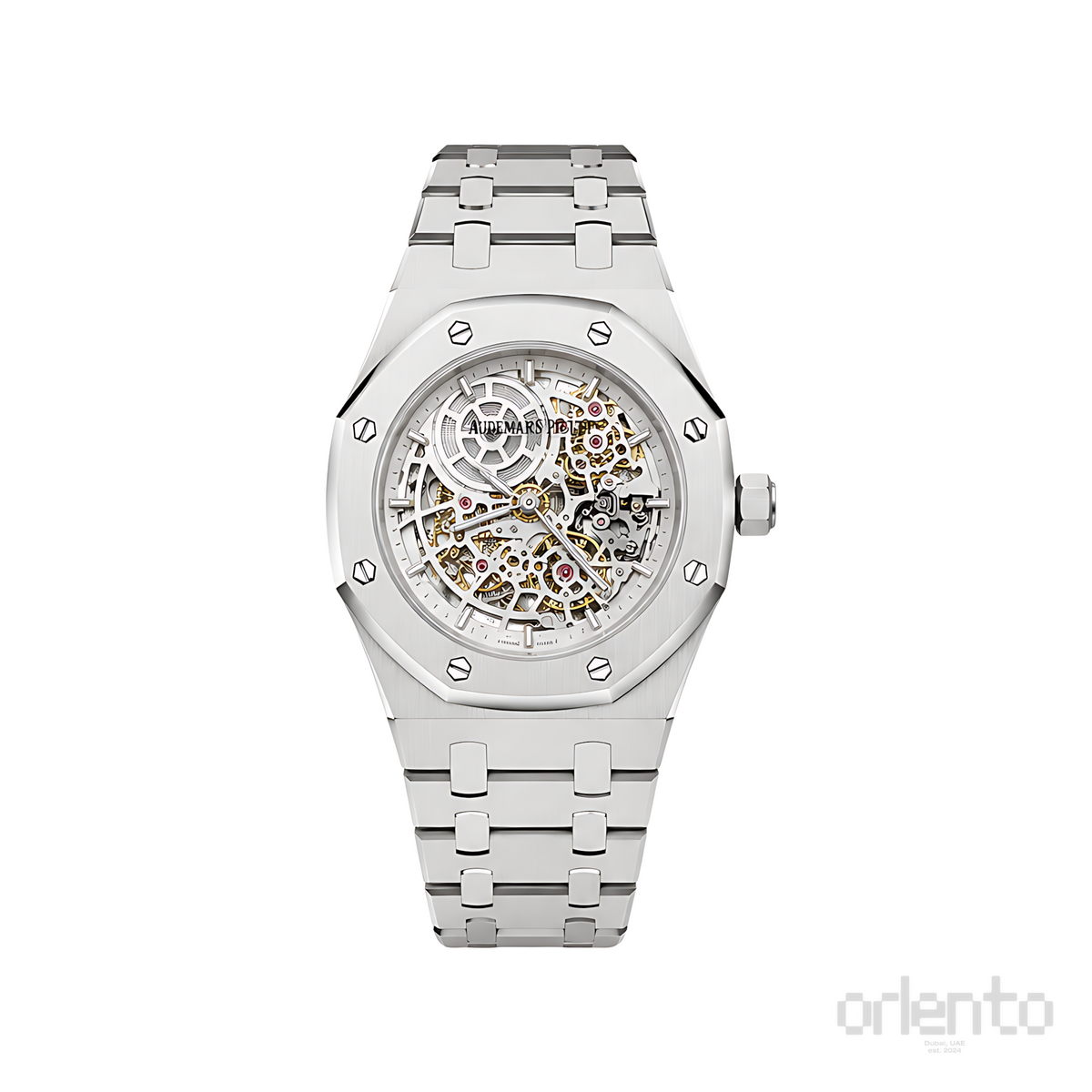 Audemars Piguet Royal Oak Double Balance Wheel Skeleton Silver Watch - image 1