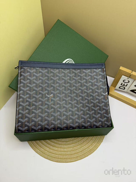 Goyard Pouch Conti Navy Blue – product view