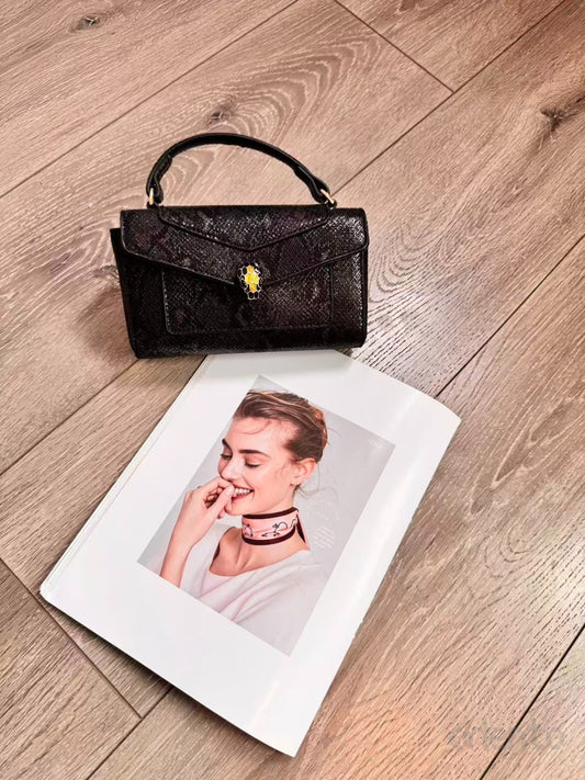 Bulgari Serpenti Forever Dark Brown Shiny Bag – product view
