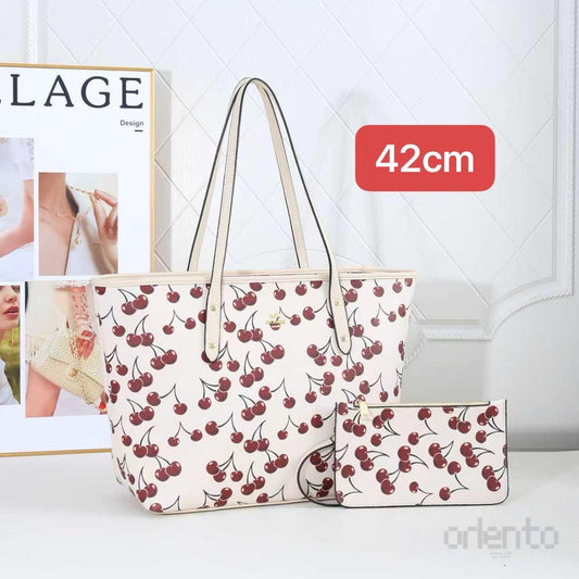 Coach Bag City Tote Bag Cherry Print – product view