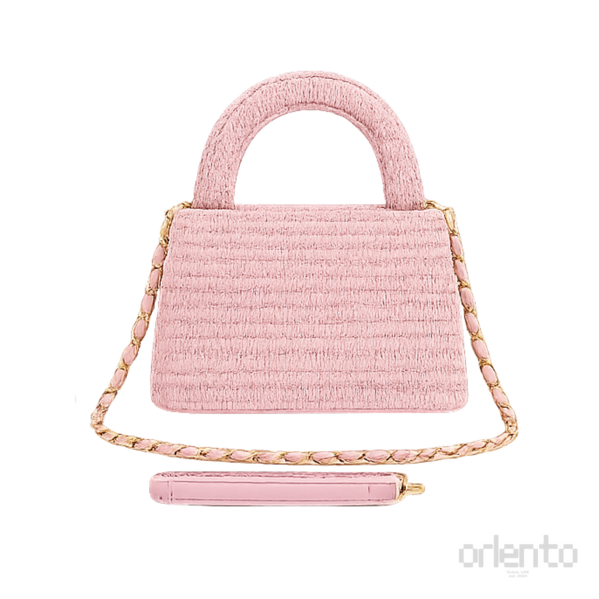 Chanel Nano Kelly Flap Bag Light Pink – product view
