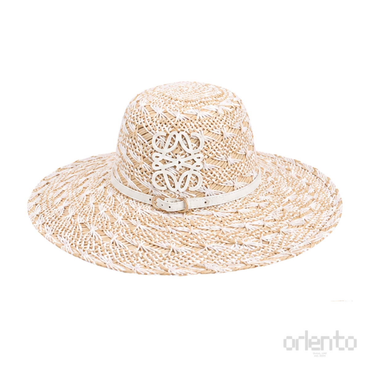 Loewe Paula's Ibiza Anagram Raffia Sun Hat Beige – product view