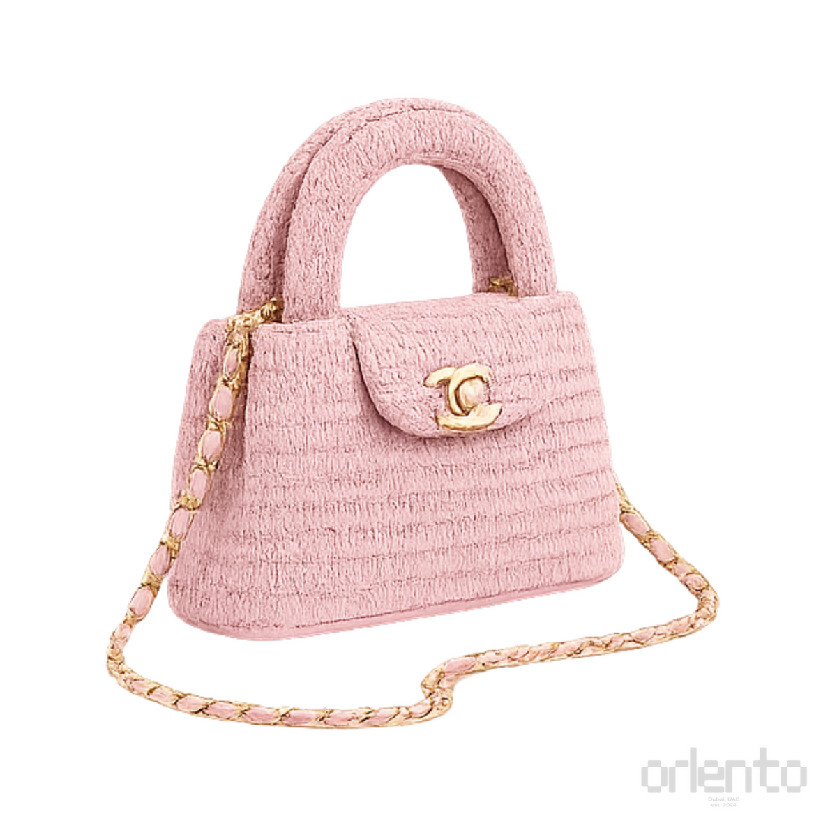 Chanel Nano Kelly Flap Bag Light Pink – product view