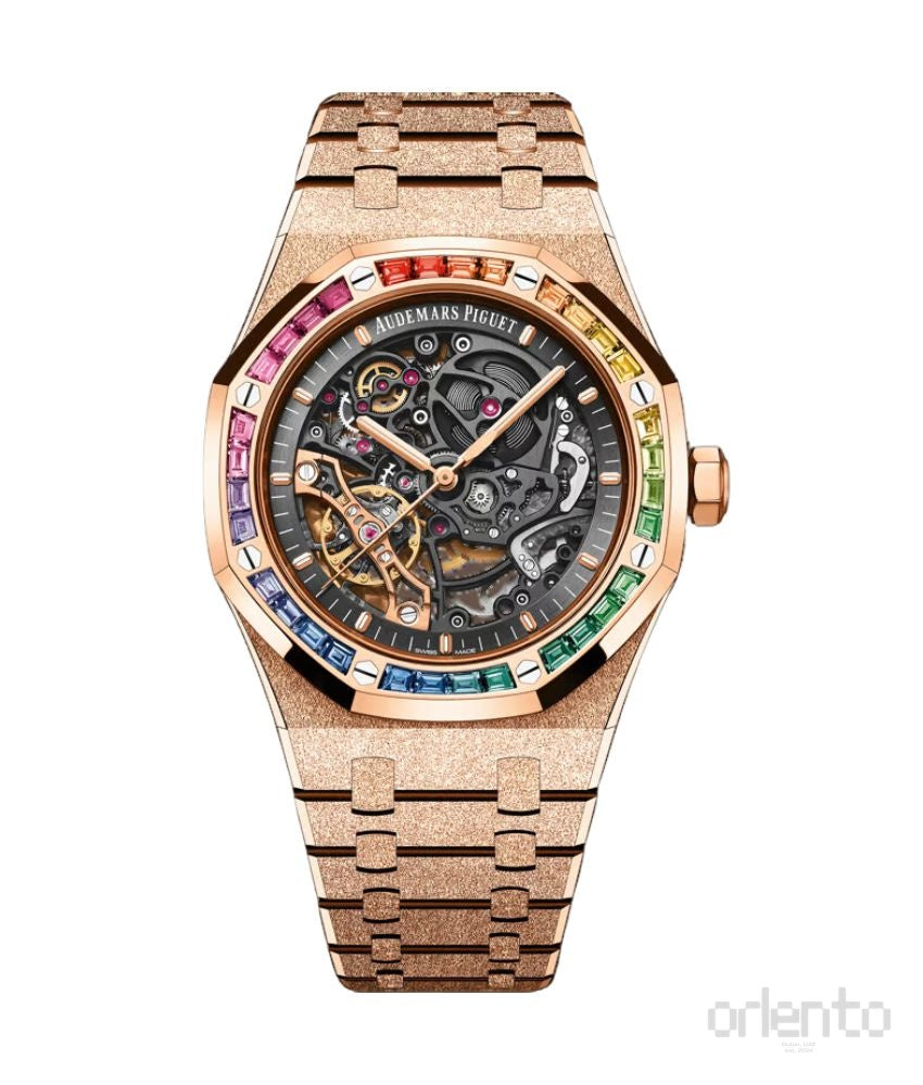 Audemars Piguet | Royal Oak Rose Gold Grey Dial - Free & Fast UAE Shipping