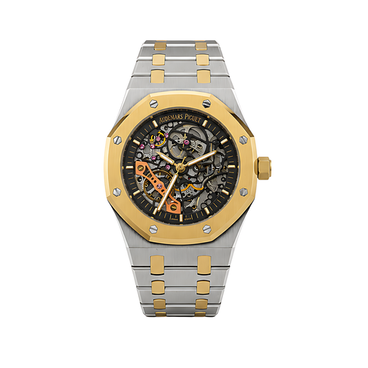 Audemars Piguet Royal Oak Skeleton Two Tone Black Watch - image 1