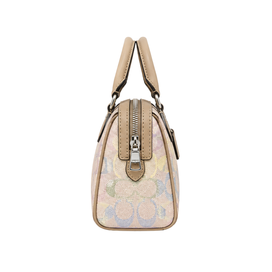 Coach Rowan Satchel Rainbow Signature Canvas – product view