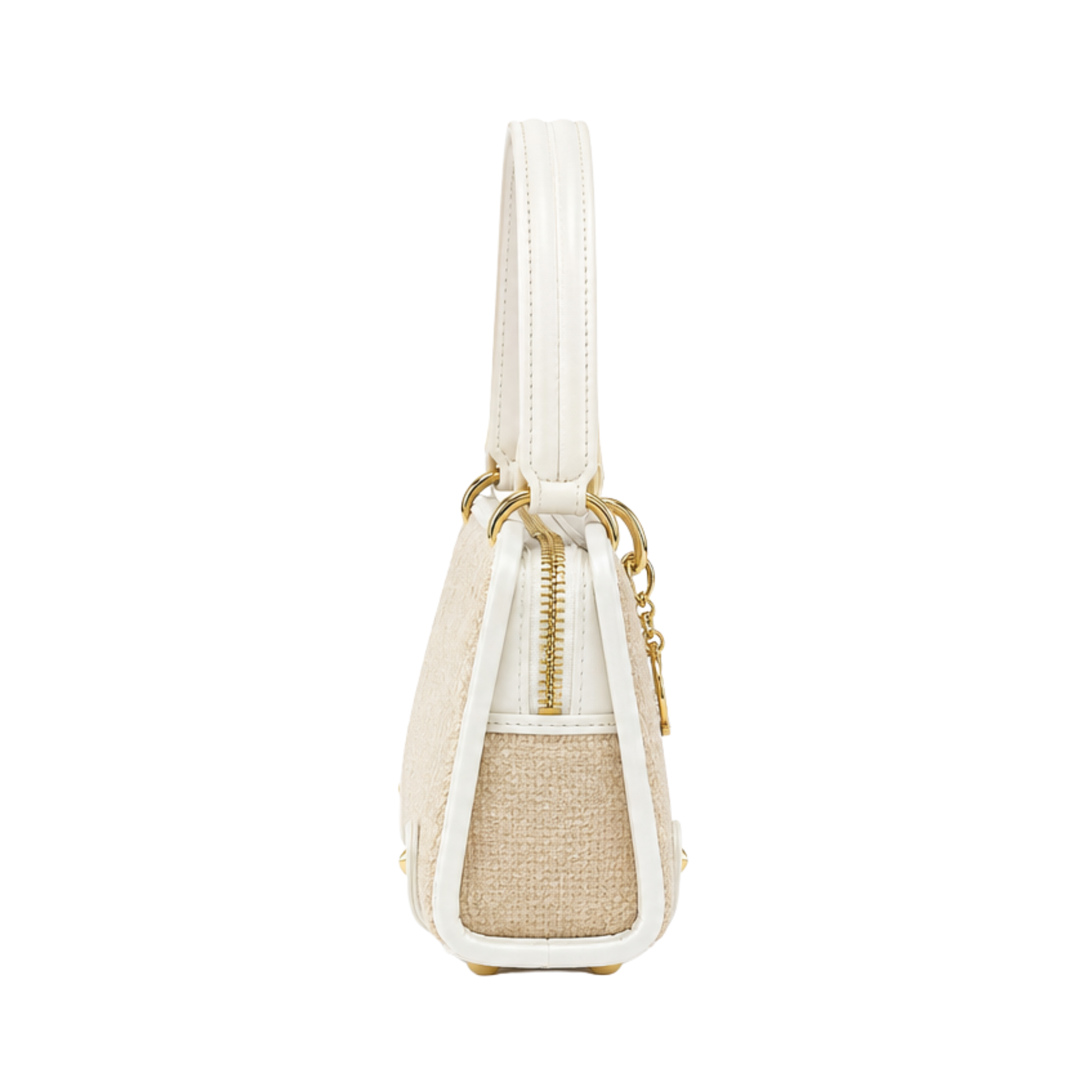 Dior Beige Raffia-Effect Lady D-Joy Bag – product view