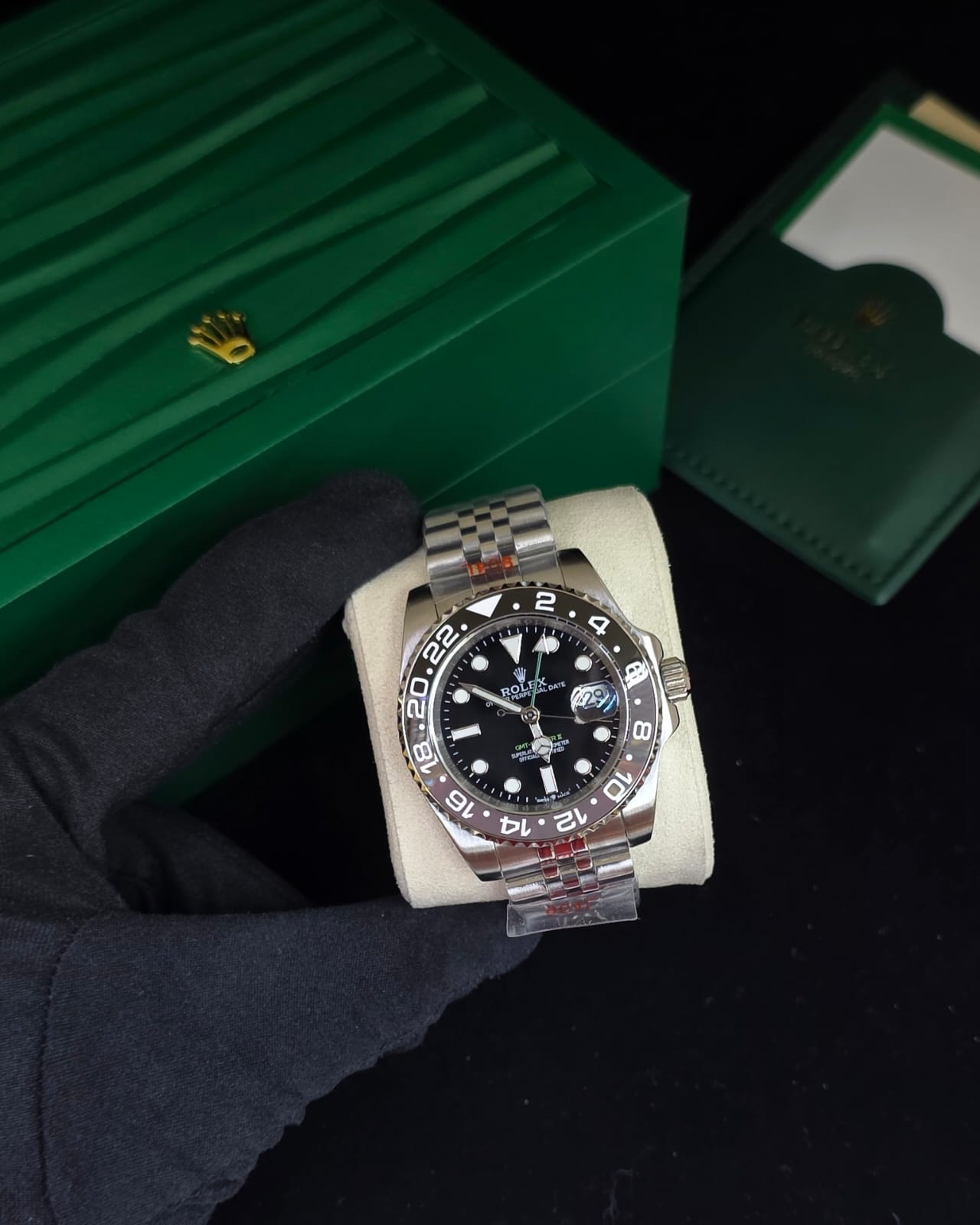 Rolex Watch GMT-Master II Black Dial Bag – product view