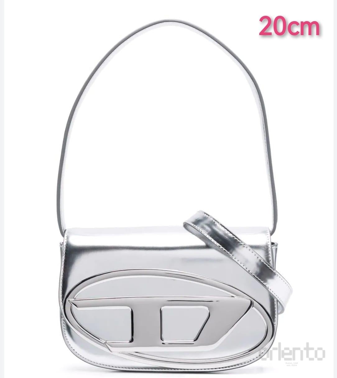 Diesel Bag 1DR Shoulder Silver White – product view