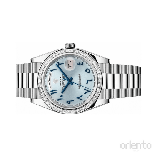 Rolex | Numerals Ice Blue Dial