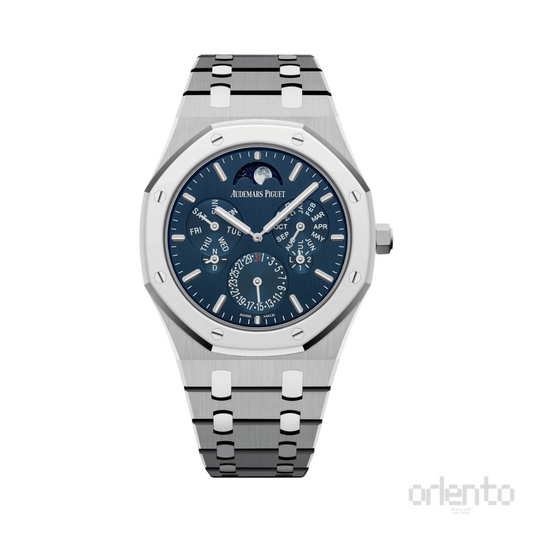 Audemars Piguet | Royal Oak Calendar Ultra-Thin Blue Dial - Free & Fast UAE Shipping
