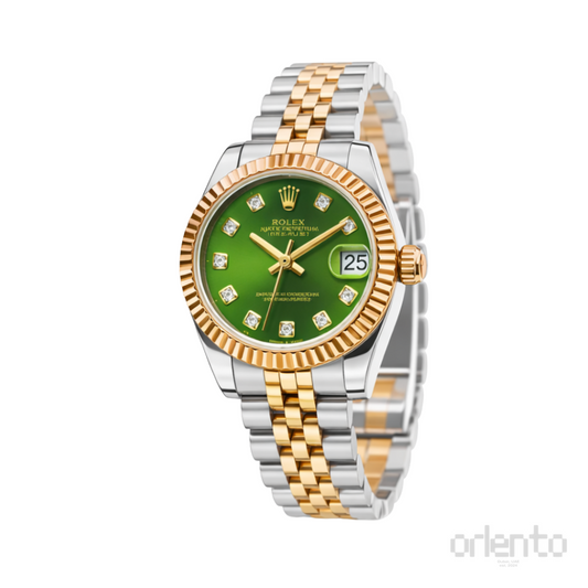 Rolex Watch | Datejust Olive Green Dial