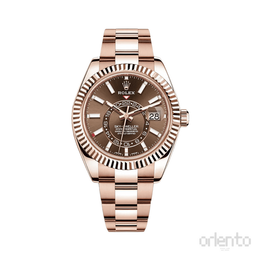 Rolex | Everose Chocolate Index Dial - Free & Fast UAE Shipping