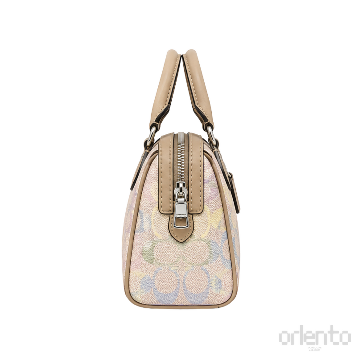 Coach Rowan Satchel Rainbow Signature Canvas – product view