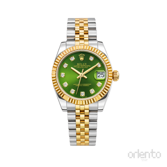 Rolex Watch | Datejust Olive Green Dial