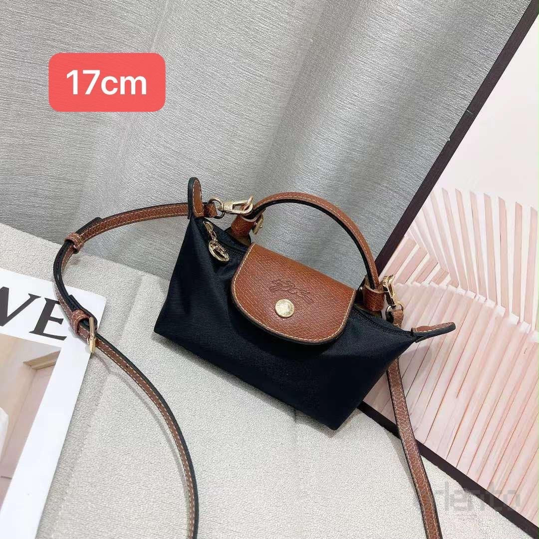 Longchamp Bag Le Pliage Original Pouch Handle Black – product view