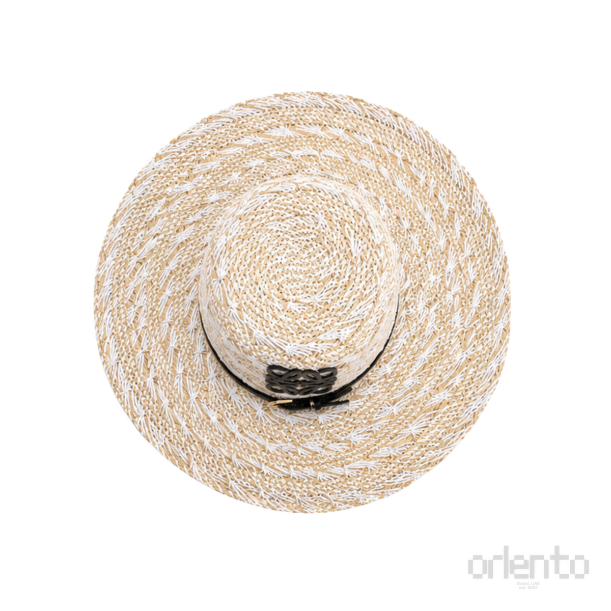 Loewe Anagram Raffia Sun Hat Beige – product view