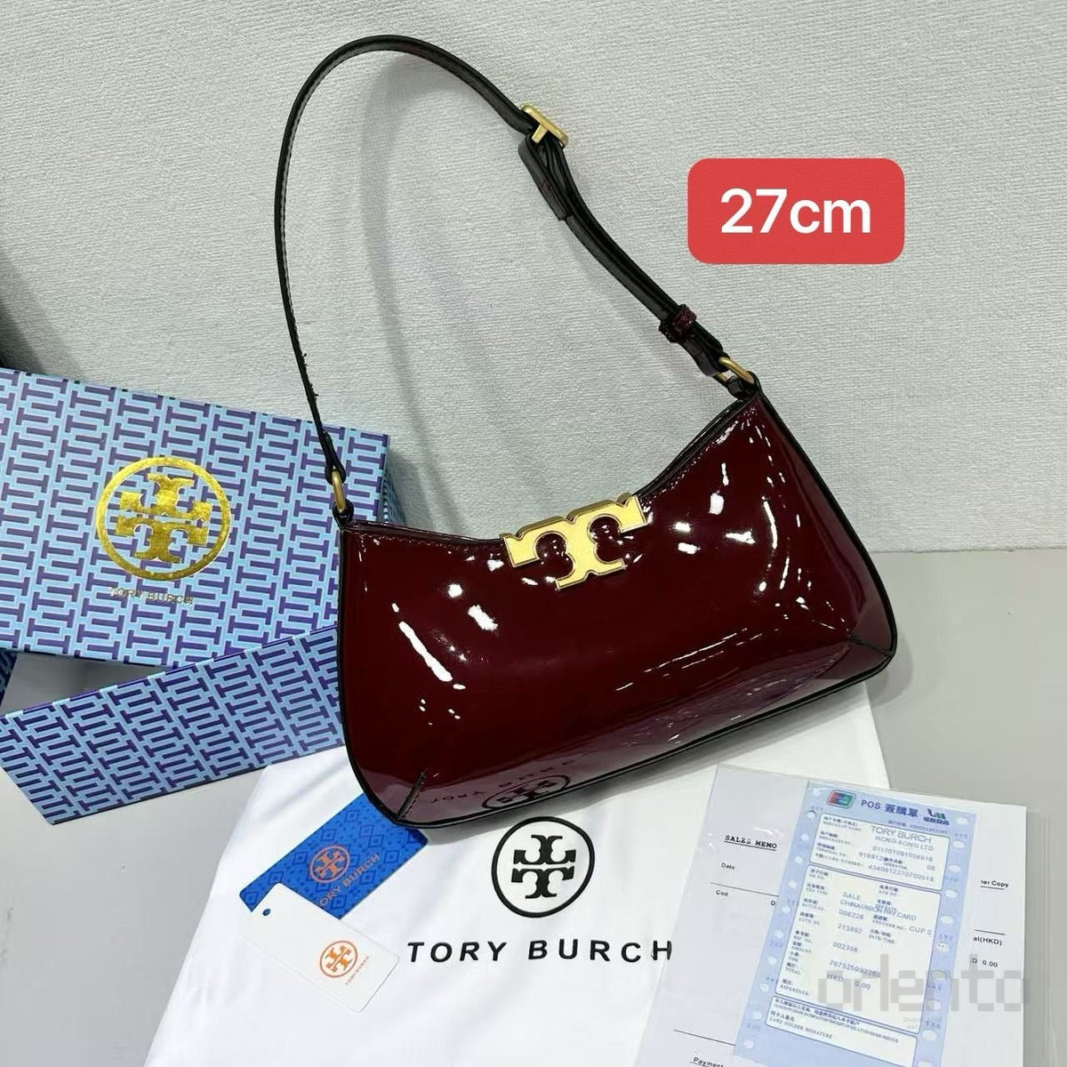 Tory Burch Bag Eleanor Slim Shoulder Black – product view