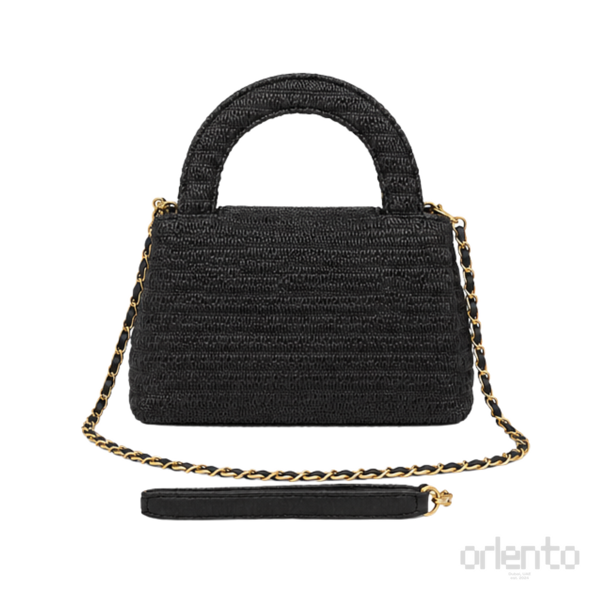 Chanel Nano Kelly Flap Bag Black – product view