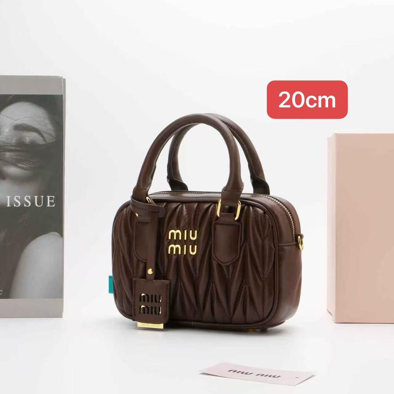 Miu Miu Arcadie Matelassé Leather Bag – product view