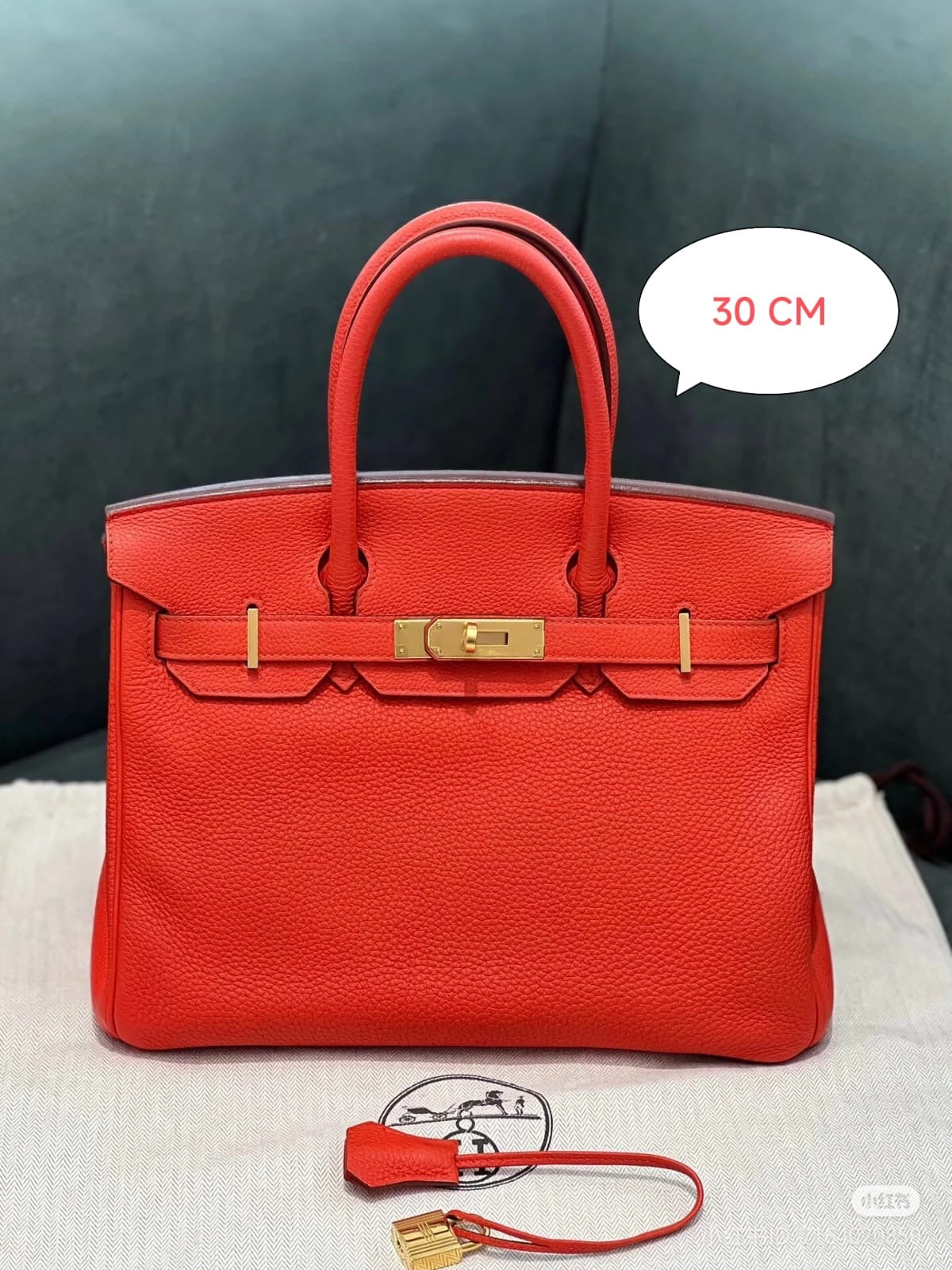 Hermès Birkin Bag 35 Capucine Red – product view