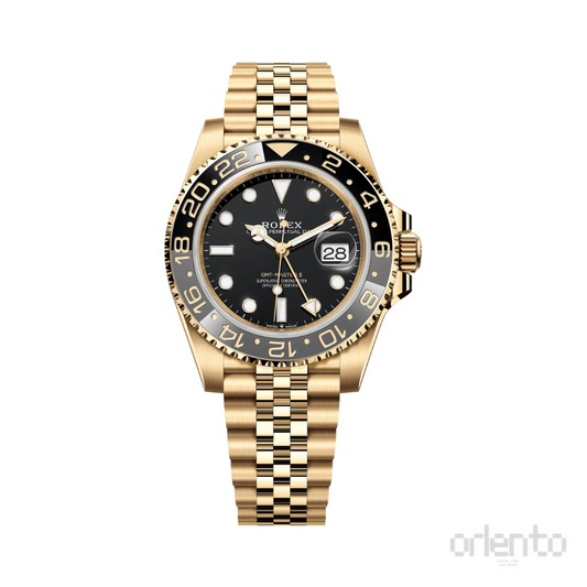 Rolex | Yellow Gold Black Dial - Free & Fast UAE Shipping